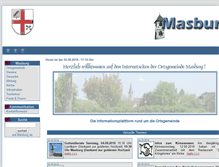 Tablet Screenshot of masburg.de